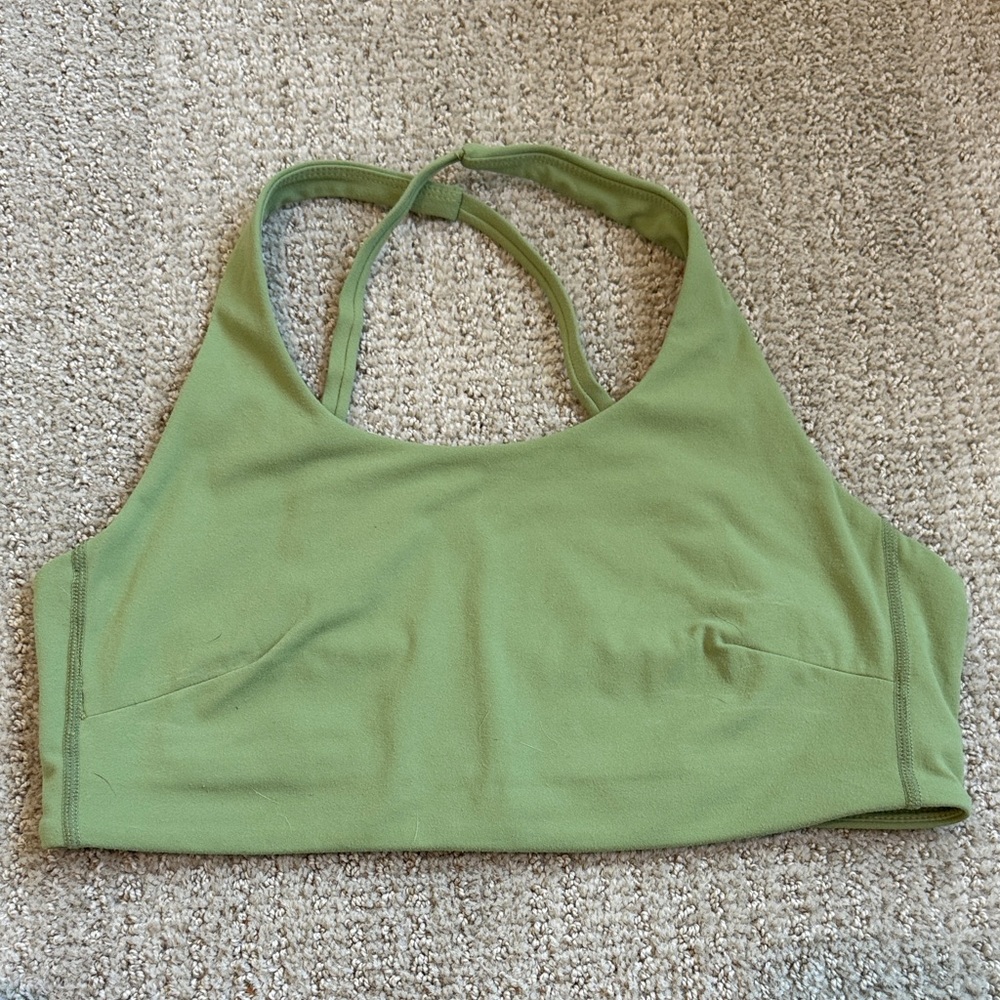 Green Halter Neck Bralette